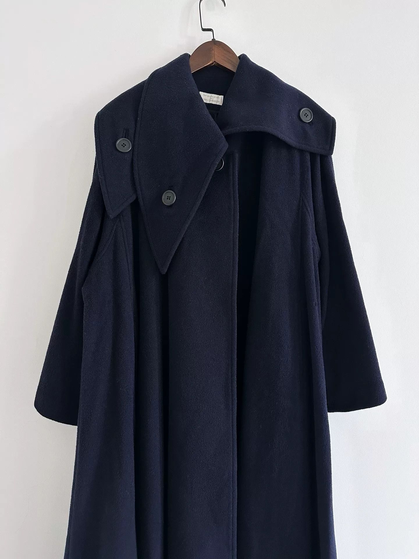 Yohji Yamamoto Yohji Yamamoto Vintage Wool Coat Size US M / EU 48-50 / 2 - 2 Thumbnail