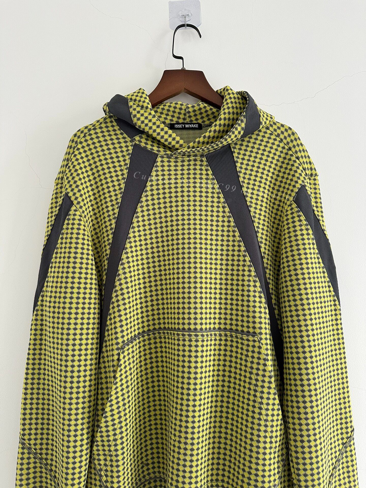 Issey Miyake Issey Miyake Green Check Pullover Sweatshirt Size US M / EU 48-50 / 2 - 2 Thumbnail
