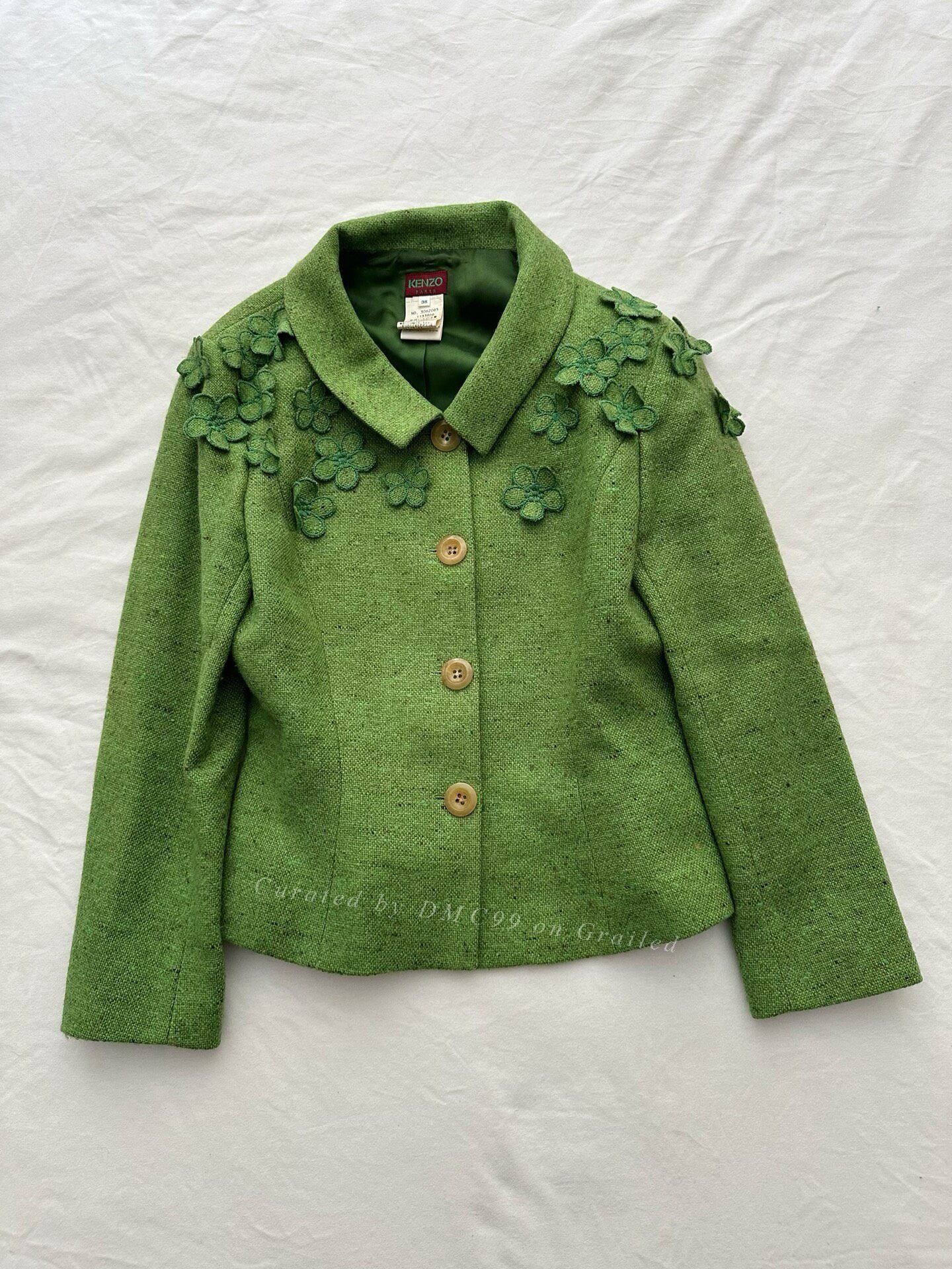 Kenzo Kenzo 80s Vintage Wool Suit Size S / US 4 / IT 40 - 2 Thumbnail