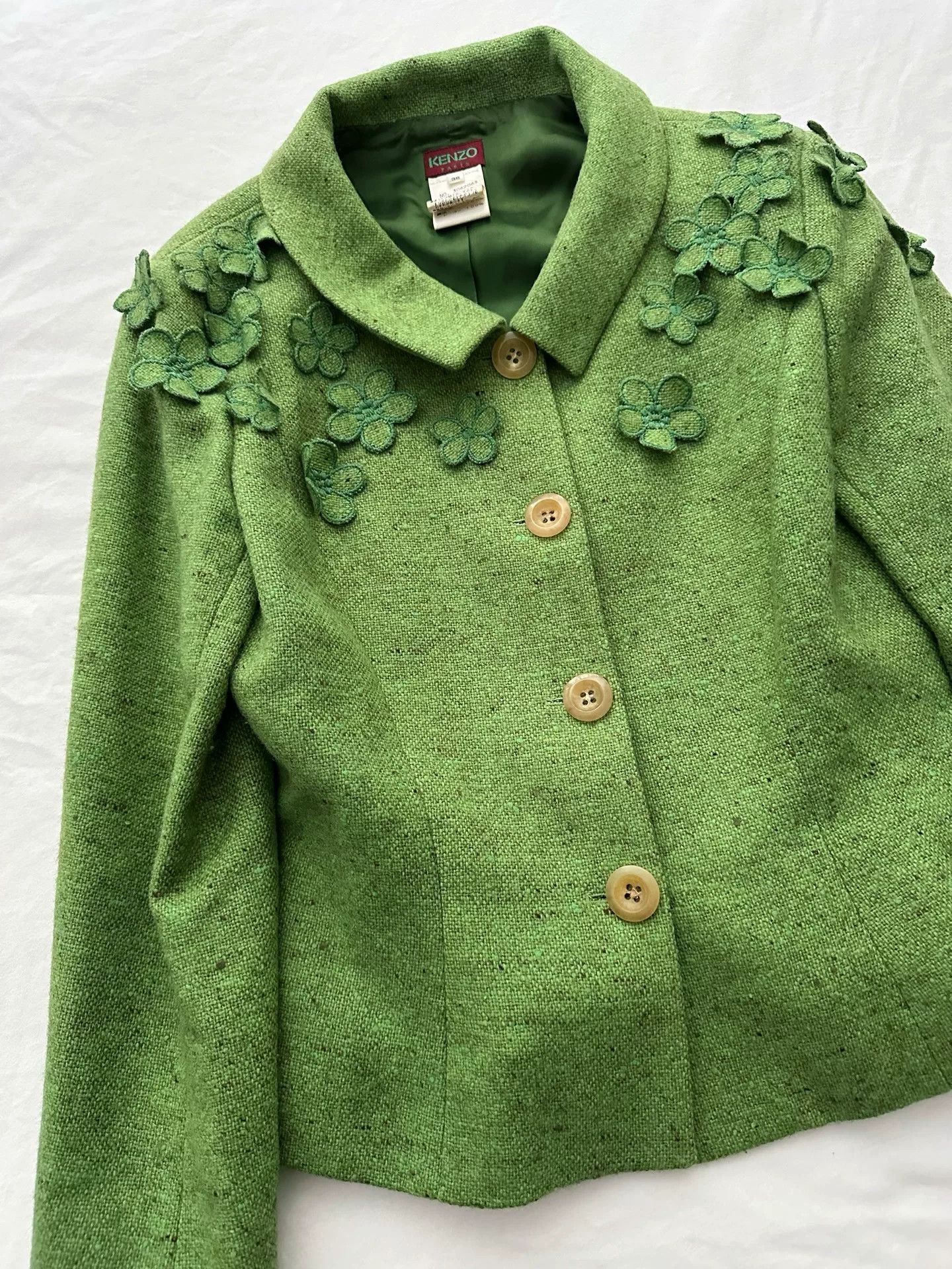 Kenzo Kenzo 80s Vintage Wool Suit Size S / US 4 / IT 40 - 3 Thumbnail