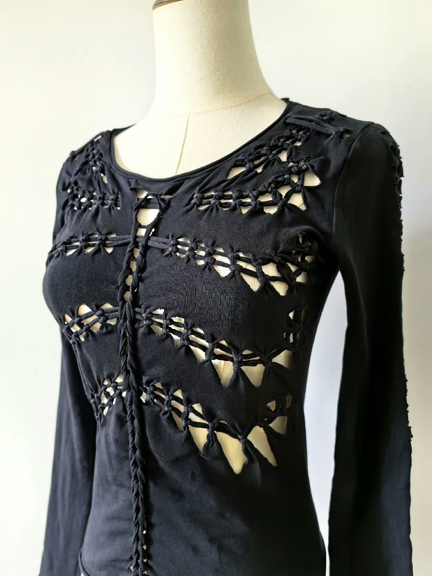 Jean Paul Gaultier Jean Paul Gaultier 2001 SS Stretch Knit Top Size S / US 4 / IT 40 - 5 Thumbnail