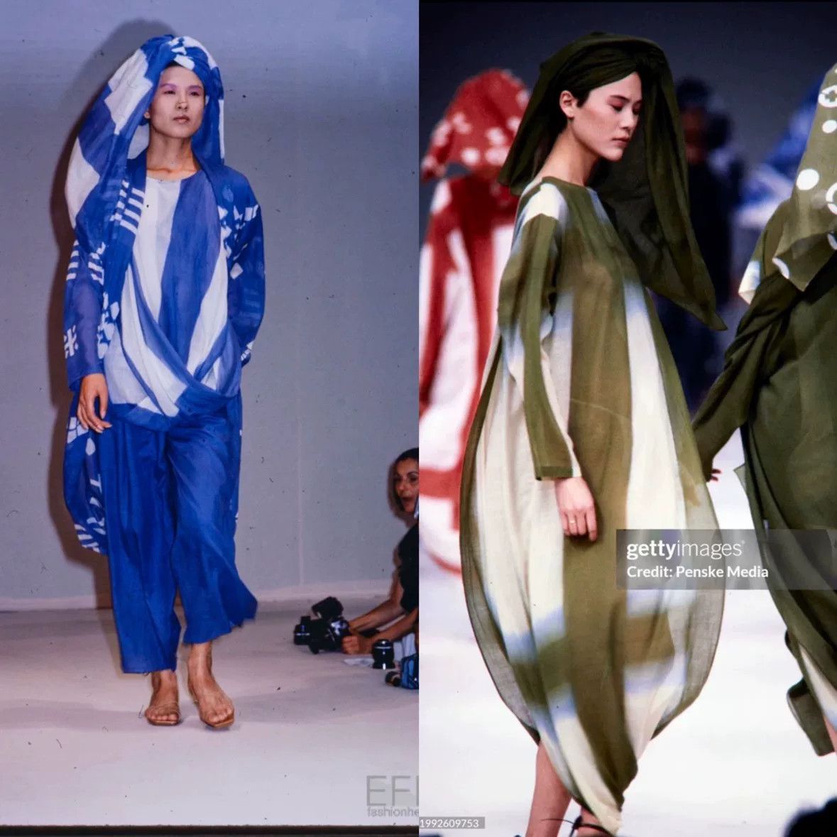 Issey Miyake Issey Miyake 1986 Runway Set Size 38" / US 16 / IT 52 - 2 Thumbnail