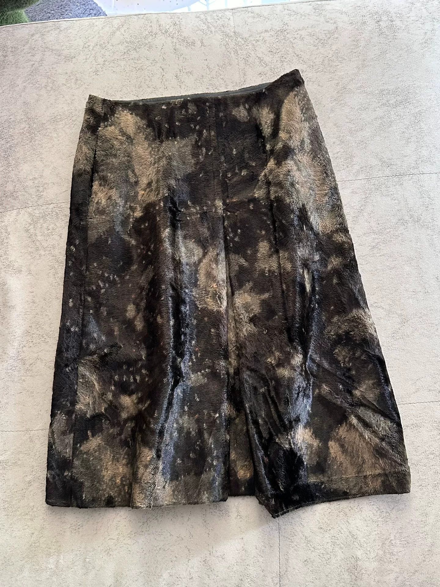 Comme des Garcons Comme des Garçons Tricot Faux Fur A-Line Skirt Size 34" / US 12 / IT 48 - 4 Thumbnail