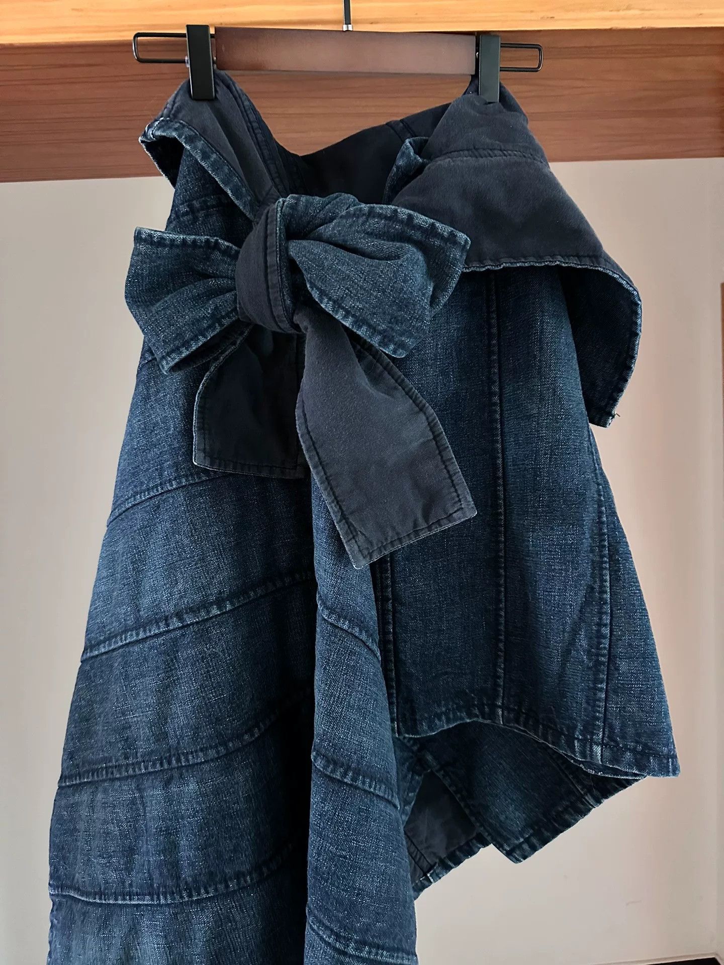 Comme des Garcons Comme des Garçons Tricot Denim Skirt Size 38" / US 16 / IT 52 - 2 Thumbnail