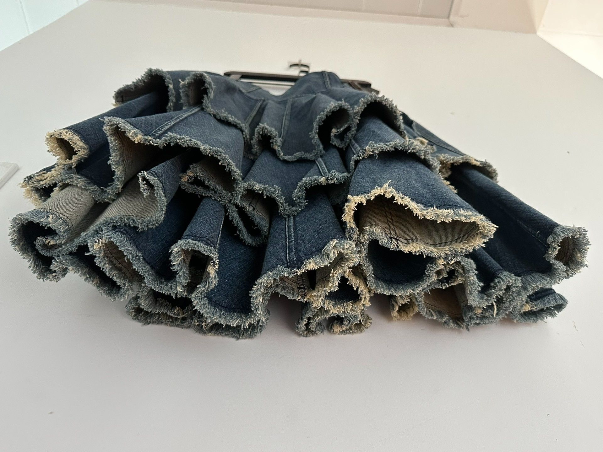 Junya Watanabe Junya Watanabe AD2015 Layered Denim Skirt Size 35" - 4 Thumbnail