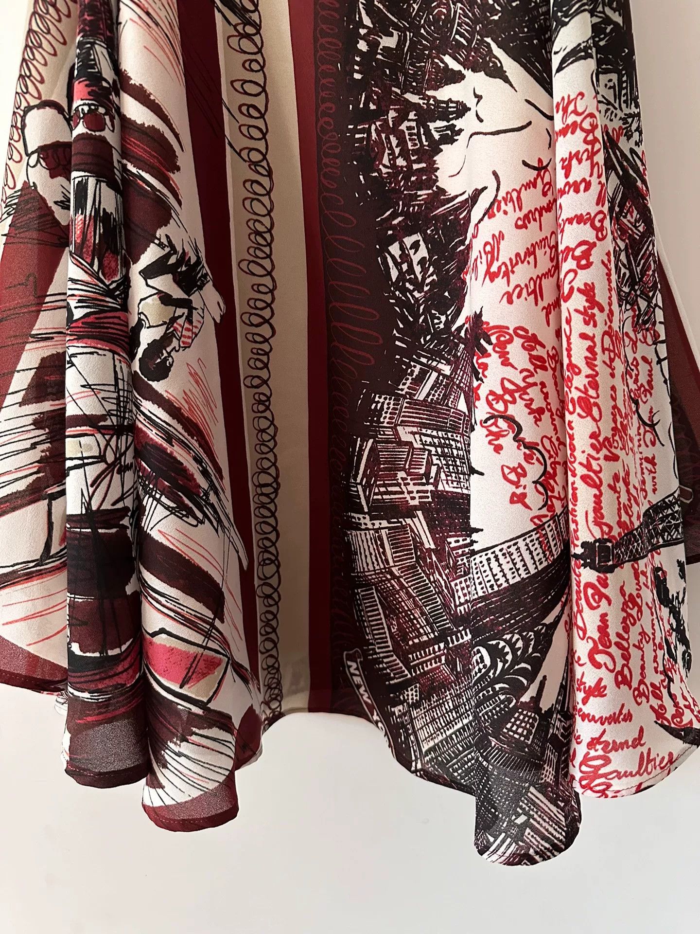 Jean Paul Gaultier Jean Paul Gaultier Vintage Print Skirt Size 40" / US 18 - 8 Thumbnail