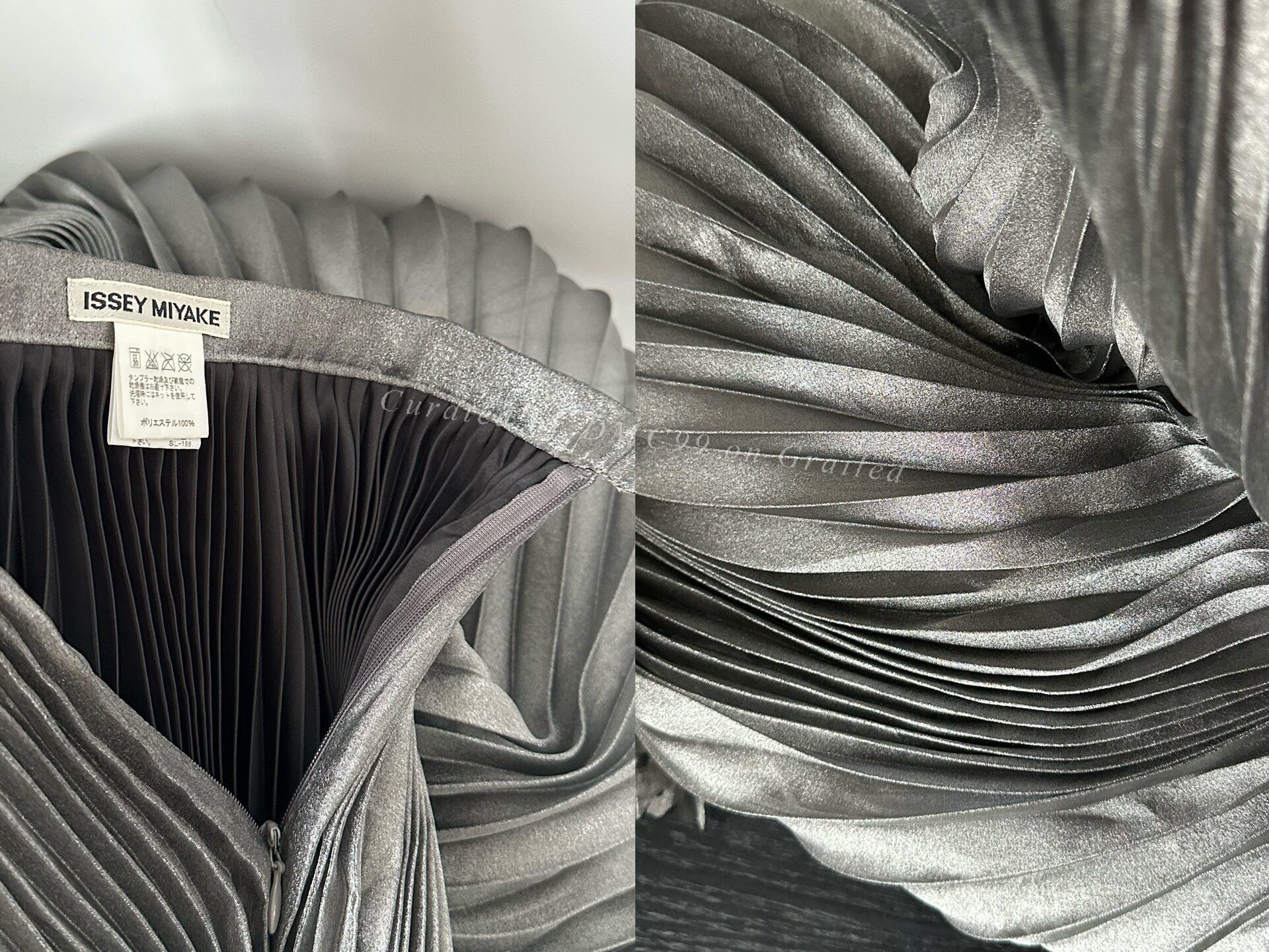 Issey Miyake Issey Miyake Main Line Burned Hem Skirt Size 33" - 7 Thumbnail