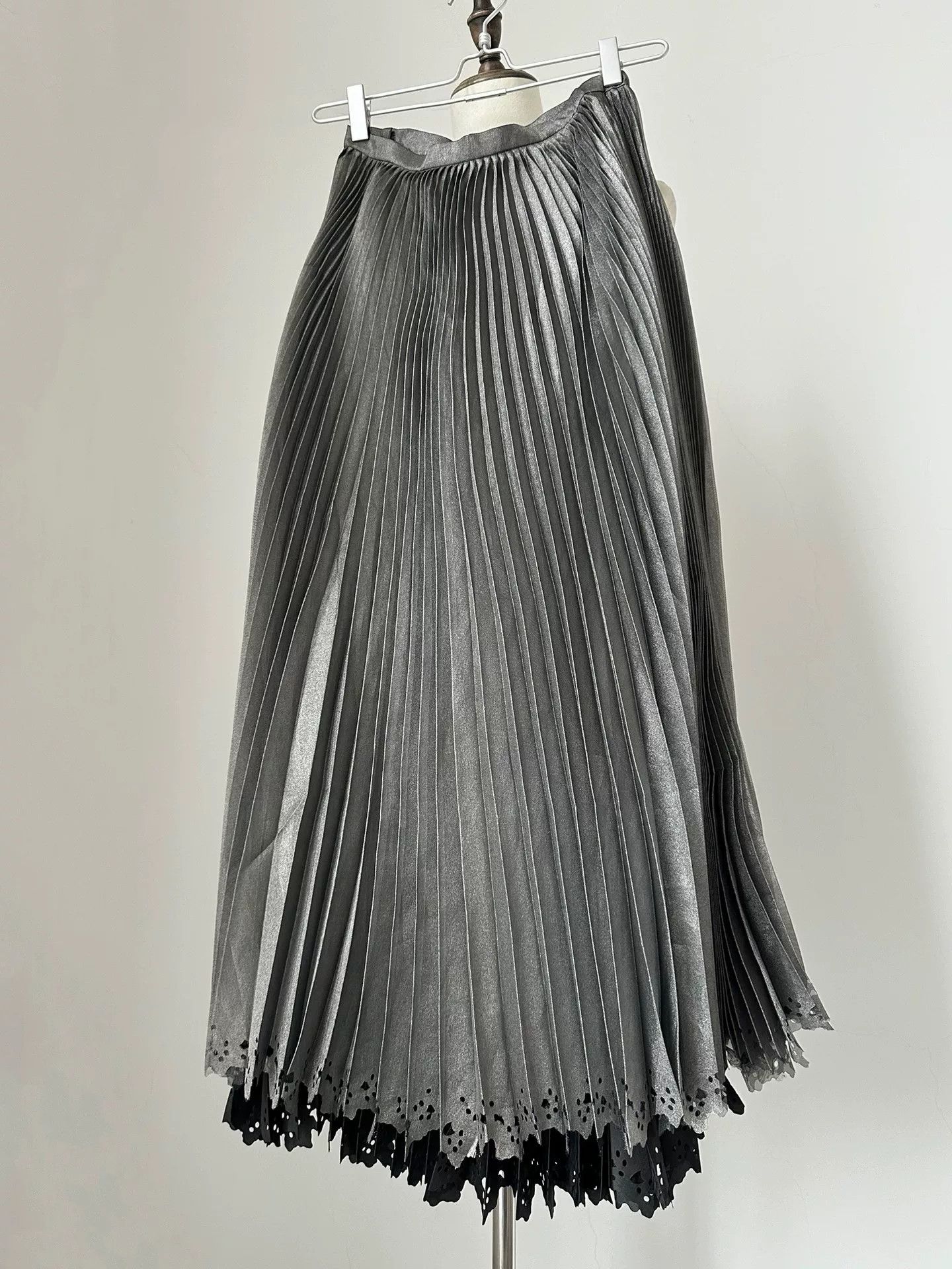 Issey Miyake Issey Miyake Main Line Burned Hem Skirt Size 33" - 9 Thumbnail