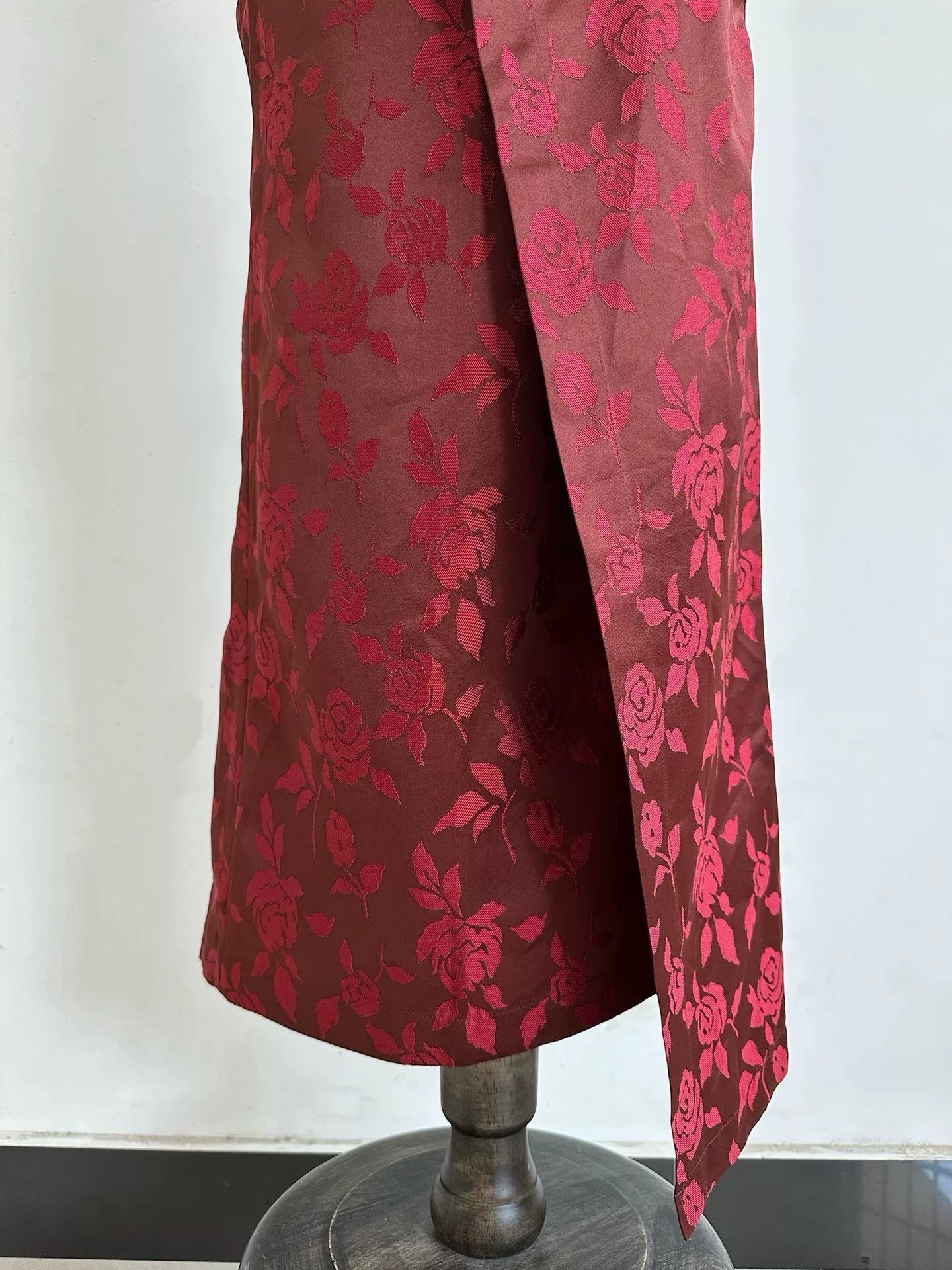 Junya Watanabe Junya Watanabe 1996 Rose Floral Skirt Size 35" - 5 Thumbnail