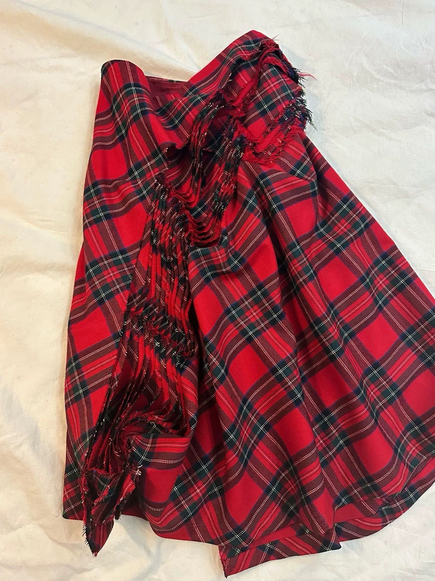 Junya Watanabe Junya Watanabe 2000 Layered Plaid Skirt Size 34" / US 12 / IT 48 - 7 Thumbnail