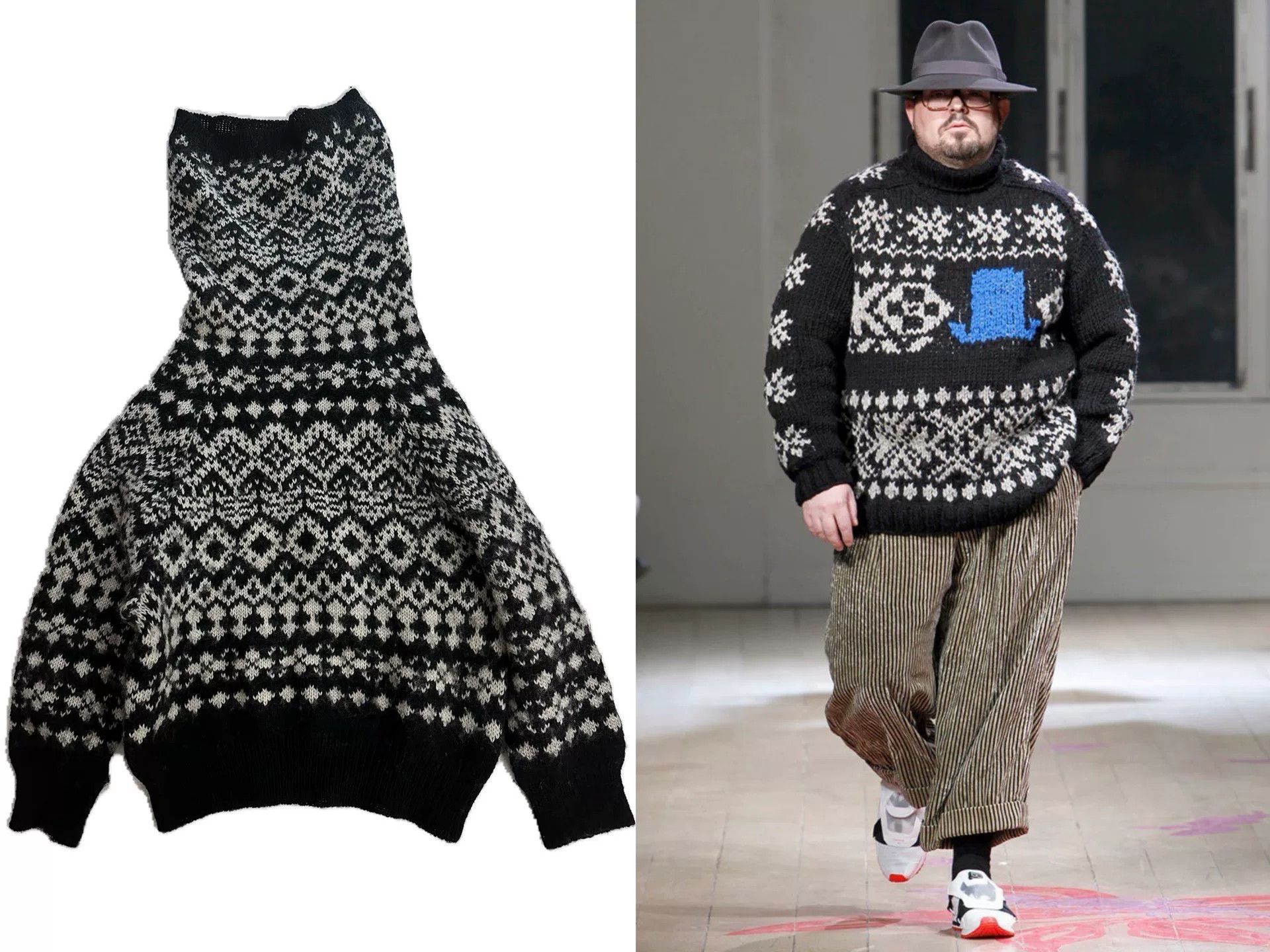 Yohji Yamamoto Yohji Yamamoto 11AW Geometric Sweater Size US M / EU 48-50 / 2 - 9 Thumbnail