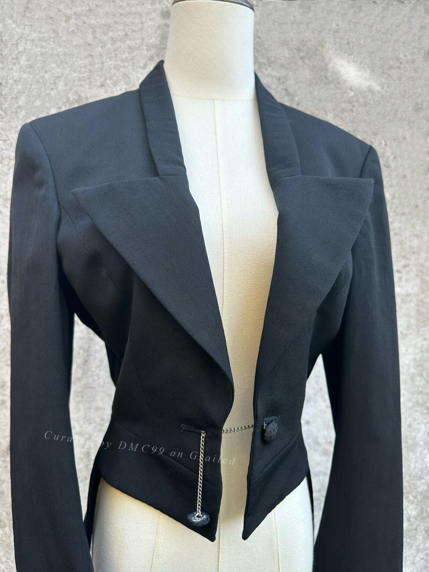Rei Kawakubo Comme des Garçons 1988 Early Suit Jacket Size US S / EU 44-46 / 1 - 5 Thumbnail