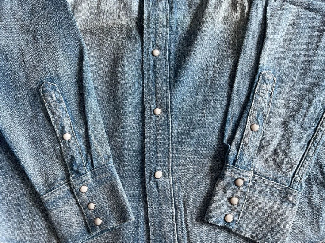 Visvim visvim ss shirt dmgd (p.w.) Size US M / EU 48-50 / 2 - 2 Thumbnail