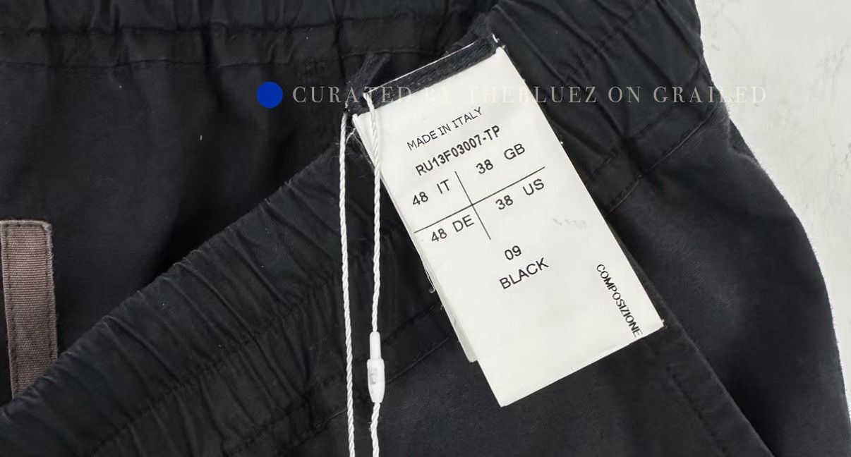 Rick Owens Low Crotch Black Silk Casual Pants Size US 32 / EU 48 - 5 Thumbnail