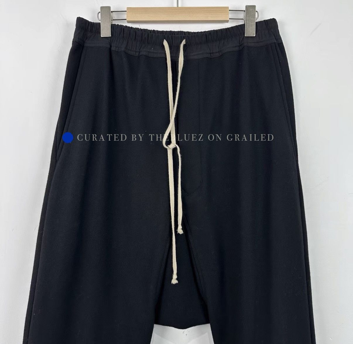 Rick Owens Low Crotch Casual Pants in Black Size US 32 / EU 48 - 3 Thumbnail