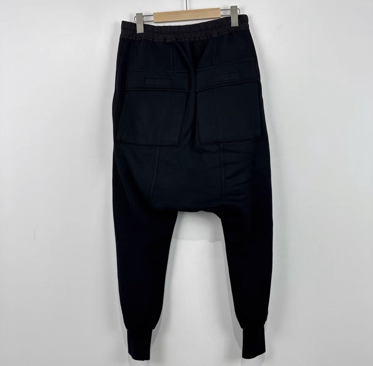 Rick Owens Black Low Crotch Casual Pants Size US 32 / EU 48 - 2 Thumbnail
