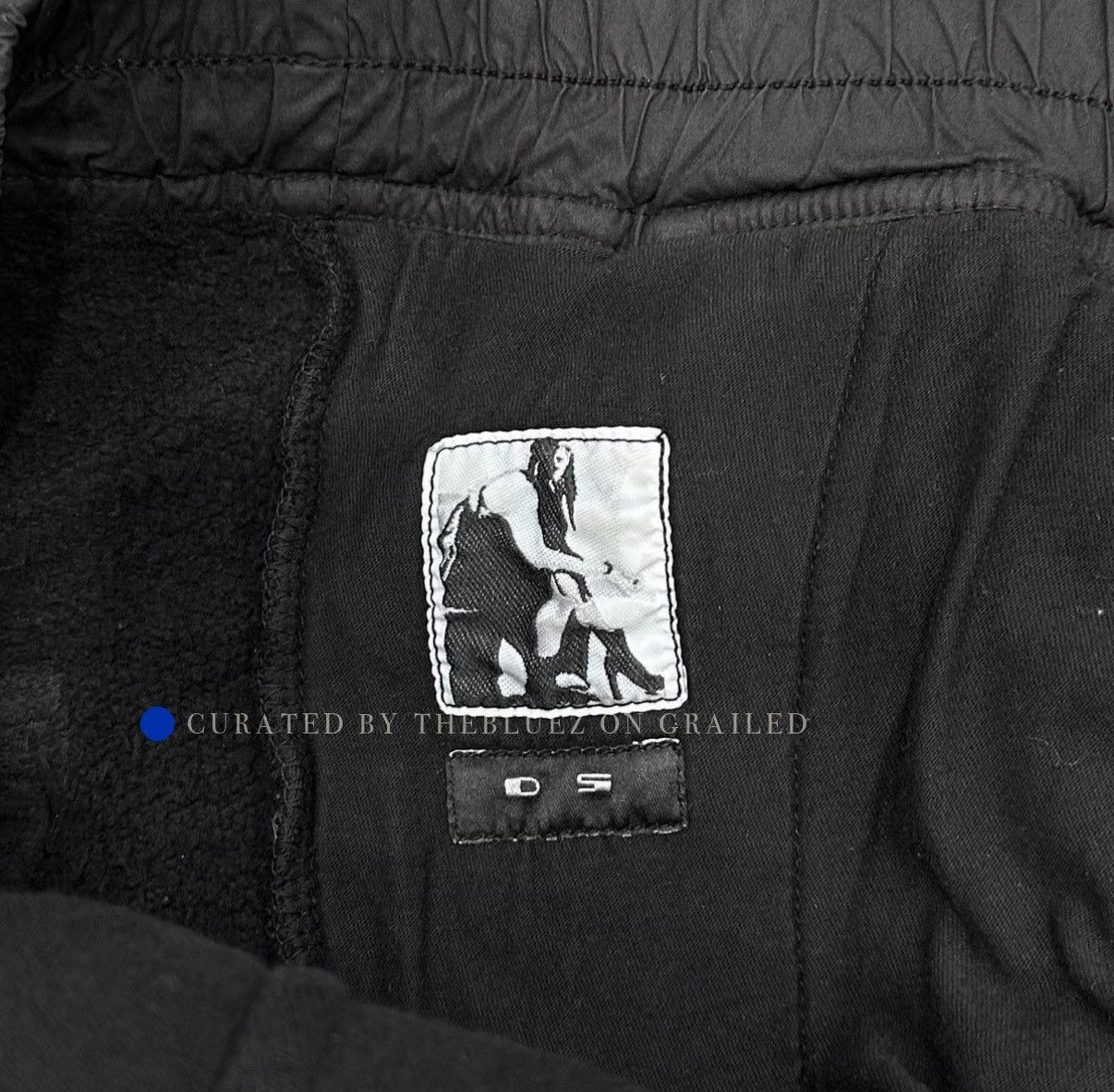 Rick Owens Black Low Crotch Casual Pants Size US 32 / EU 48 - 4 Thumbnail