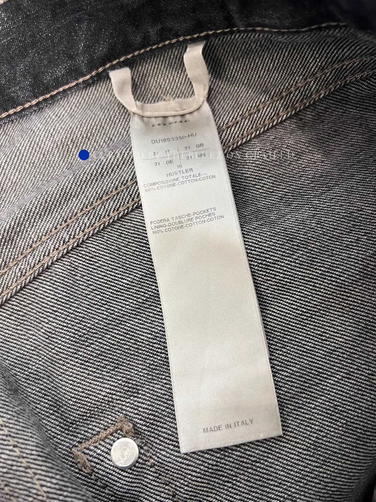 Rick Owens Washed Gray Cropped Jeans Size US 32 / EU 48 - 6 Thumbnail