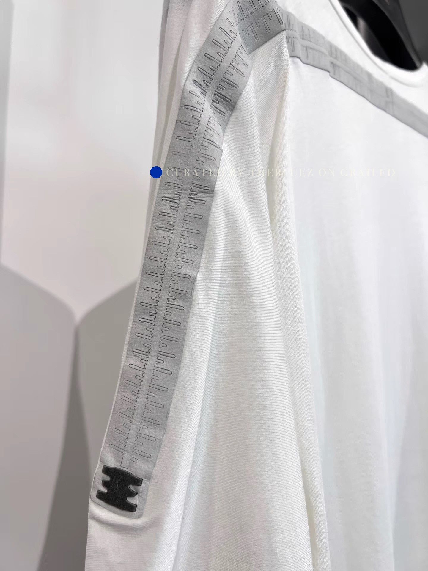 Isaac Sellam Experience Unique Leather Spliced Short Sleeve Tee Size US L / EU 52-54 / 3 - 4 Thumbnail