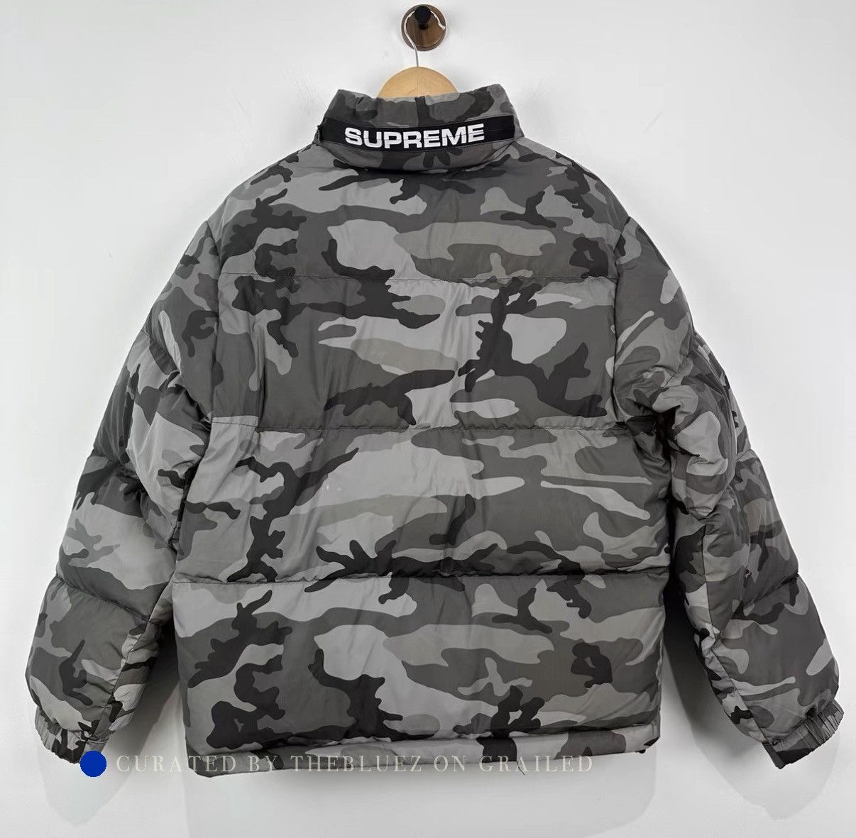Supreme Reflective Camouflage Down Jacket in Gray Size US S / EU 44-46 / 1 - 2 Thumbnail