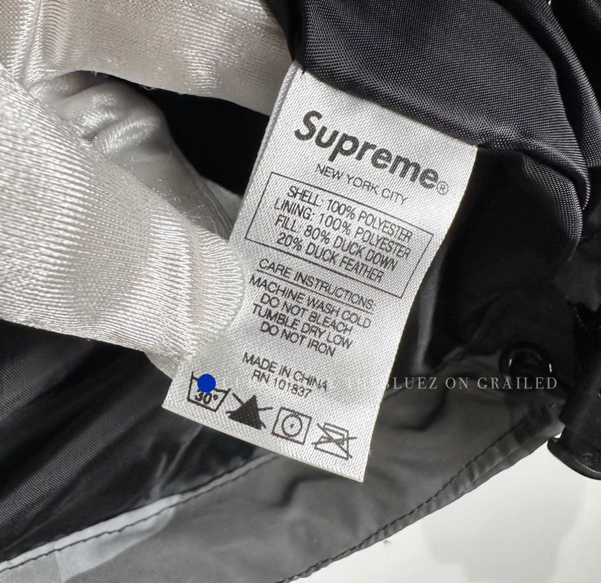 Supreme Reflective Camouflage Down Jacket in Gray Size US S / EU 44-46 / 1 - 4 Thumbnail