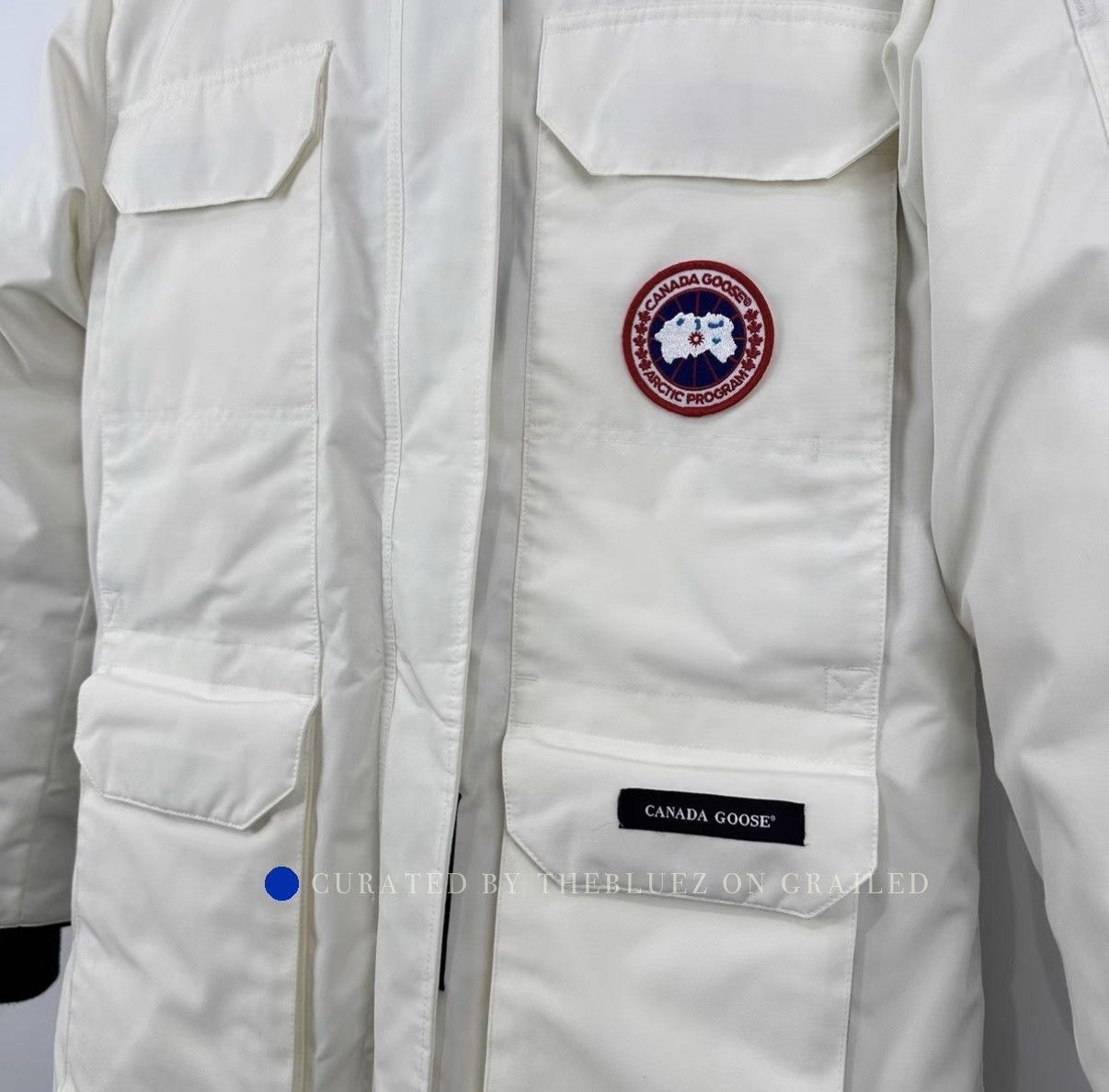 Canada Goose Expedition Hooded Down Jacket in White Size US S / EU 44-46 / 1 - 3 Thumbnail