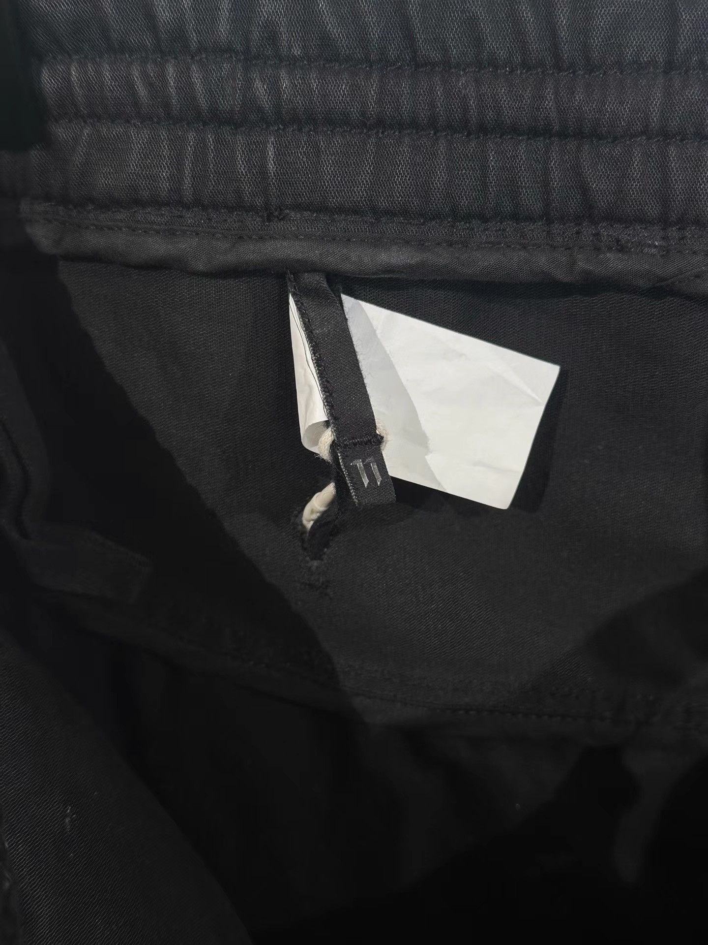 11 By Boris Bidjan Saberi Wax Coated Straight Pants in Black Size US 32 / EU 48 - 8 Thumbnail