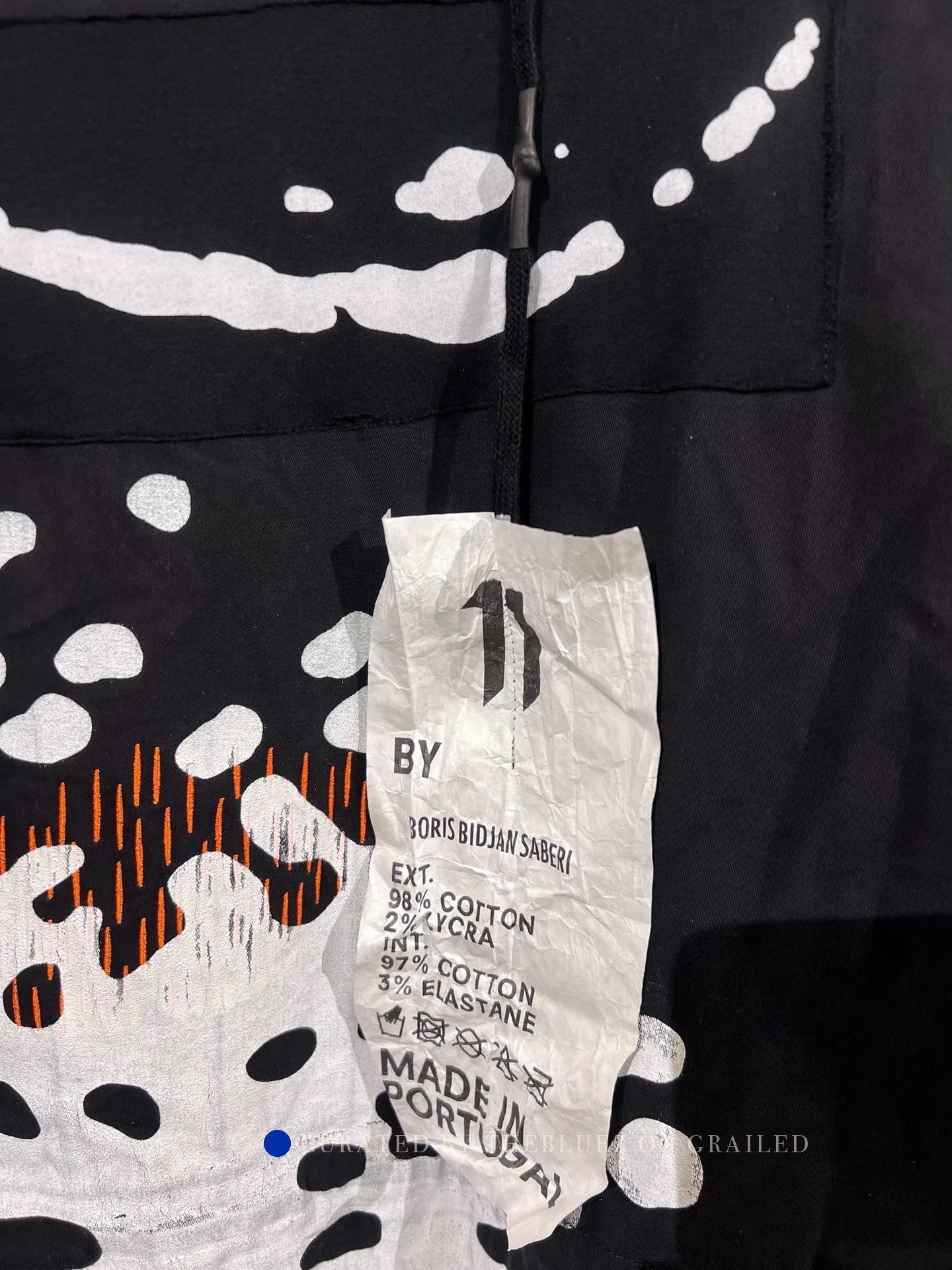 11 By Boris Bidjan Saberi Quilted Embroidered Hoodie Coat Size US M / EU 48-50 / 2 - 9 Thumbnail