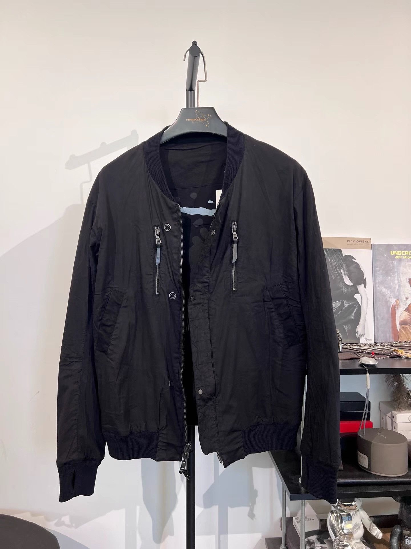11 By Boris Bidjan Saberi Double-Sided Embroidered Flight Jacket Size US M / EU 48-50 / 2 - 3 Thumbnail