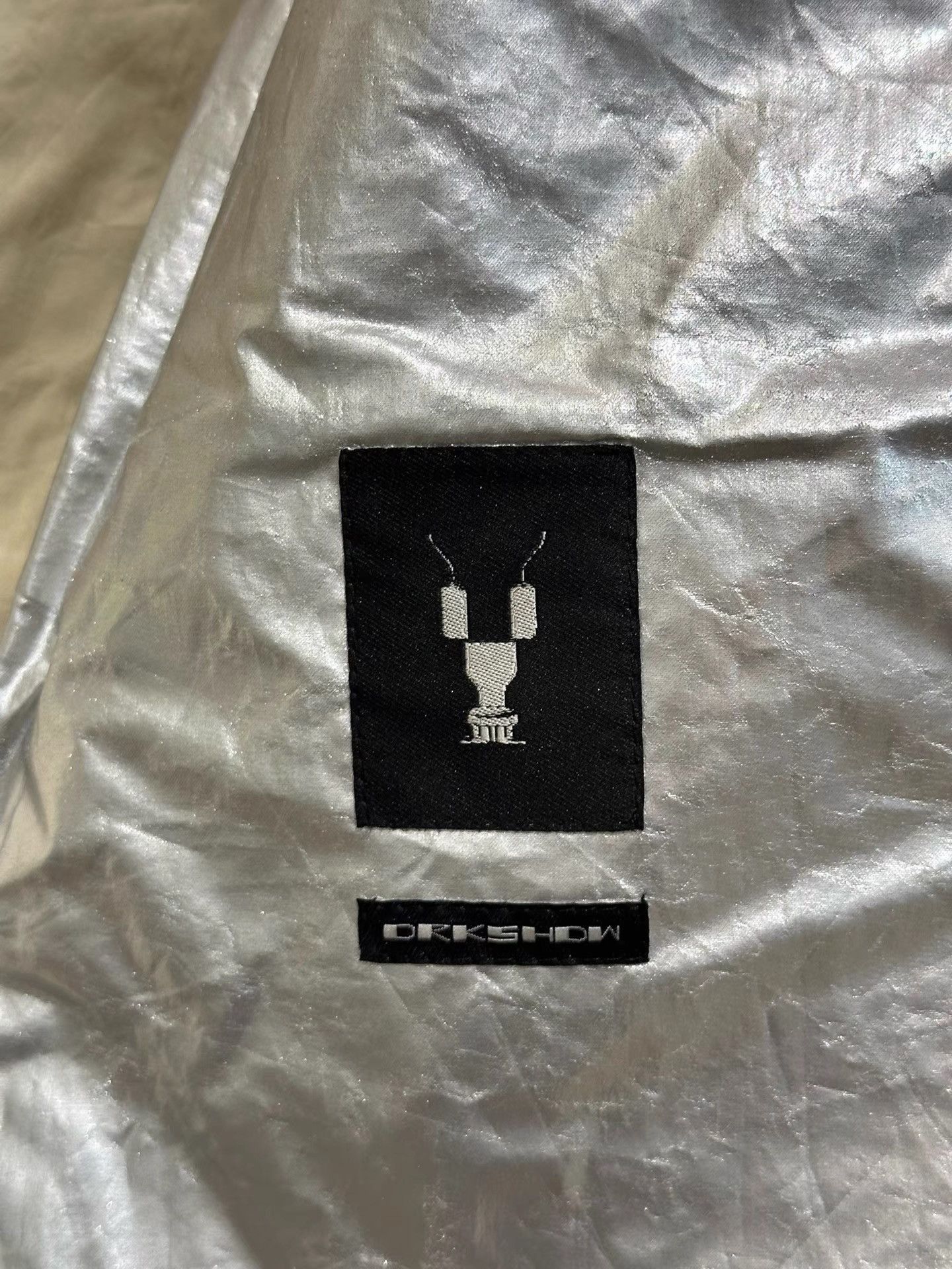 Rick Owens Metallic Silver Cargo Jacket in Size S Size US S / EU 44-46 / 1 - 5 Thumbnail