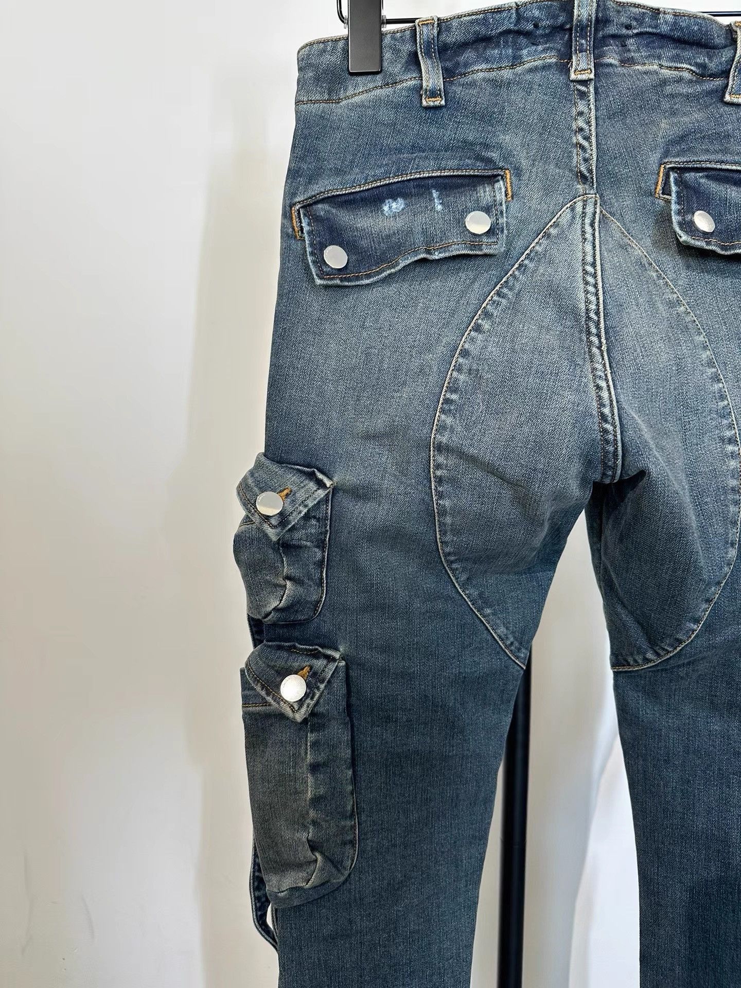 Amiri Blue Multi-pocket Cargo Pants Size US 32 / EU 48 - 6 Thumbnail