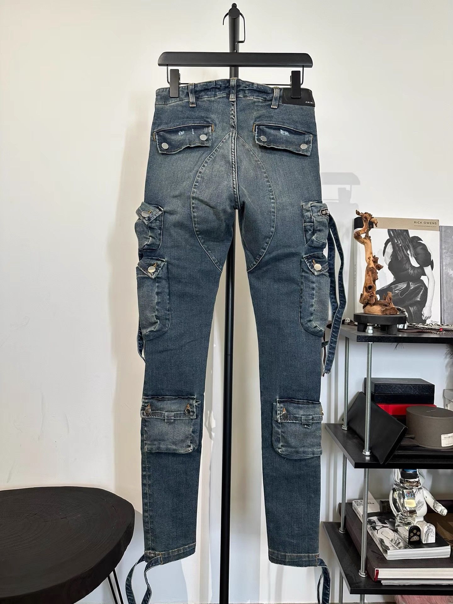 Amiri Blue Multi-pocket Cargo Pants Size US 32 / EU 48 - 2 Thumbnail