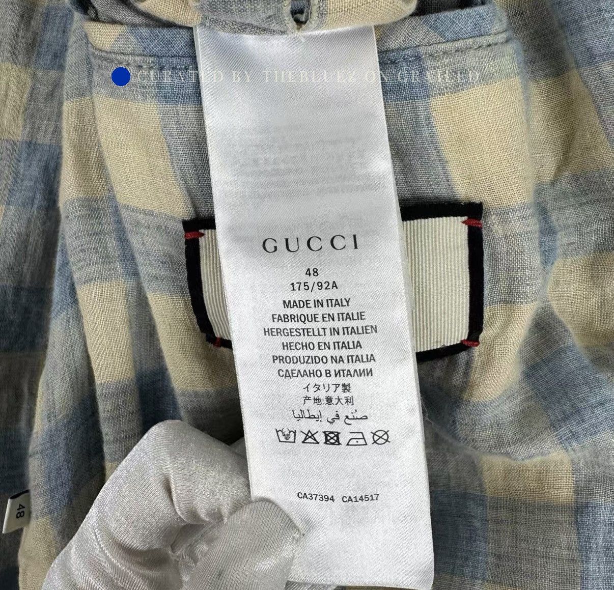 Gucci Eye-catching Logo Embroidered Denim Jacket Size US M / EU 48-50 / 2 - 6 Thumbnail