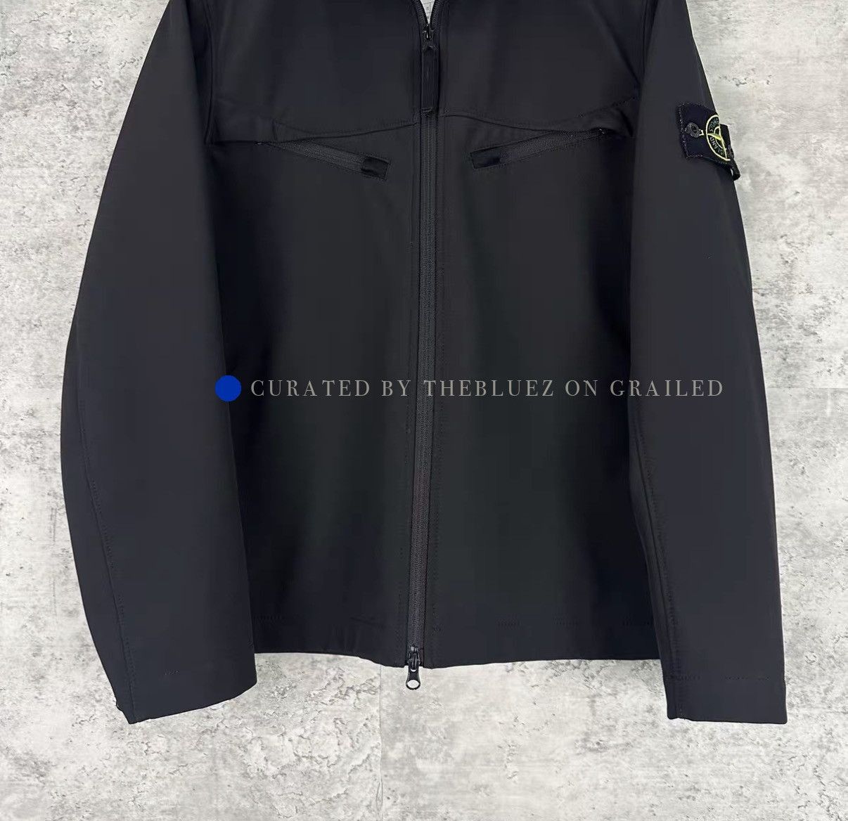 Stone Island Lightweight Black Soft Shell Jacket in Size S Size US S / EU 44-46 / 1 - 3 Thumbnail