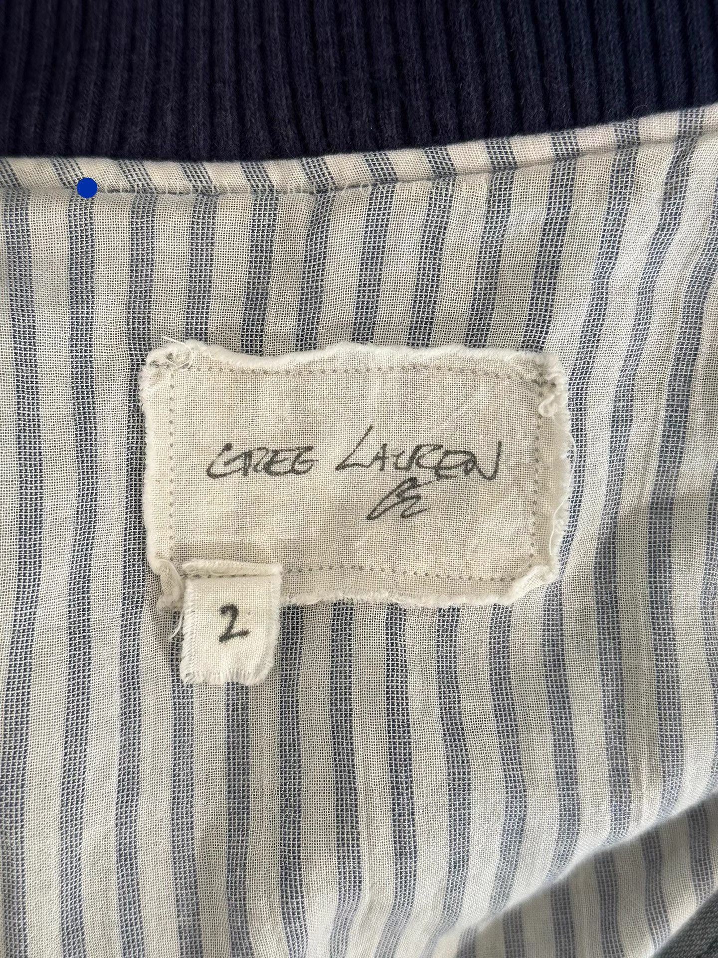 Greg Lauren Distressed Silk Spliced Baseball Jacket Size US M / EU 48-50 / 2 - 7 Thumbnail