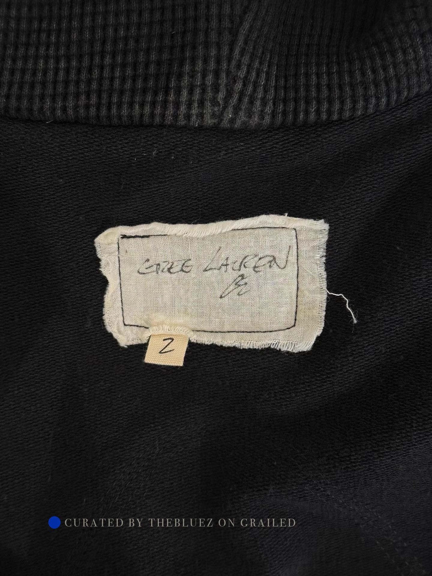 Greg Lauren Spliced Hooded Sweatshirt Coat in Black Size US M / EU 48-50 / 2 - 8 Thumbnail