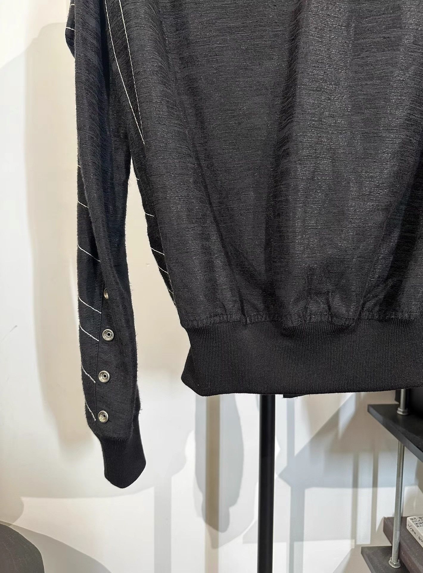 Rick Owens Runway Ma-1 Ray Jacket in Black Size US S / EU 44-46 / 1 - 6 Thumbnail