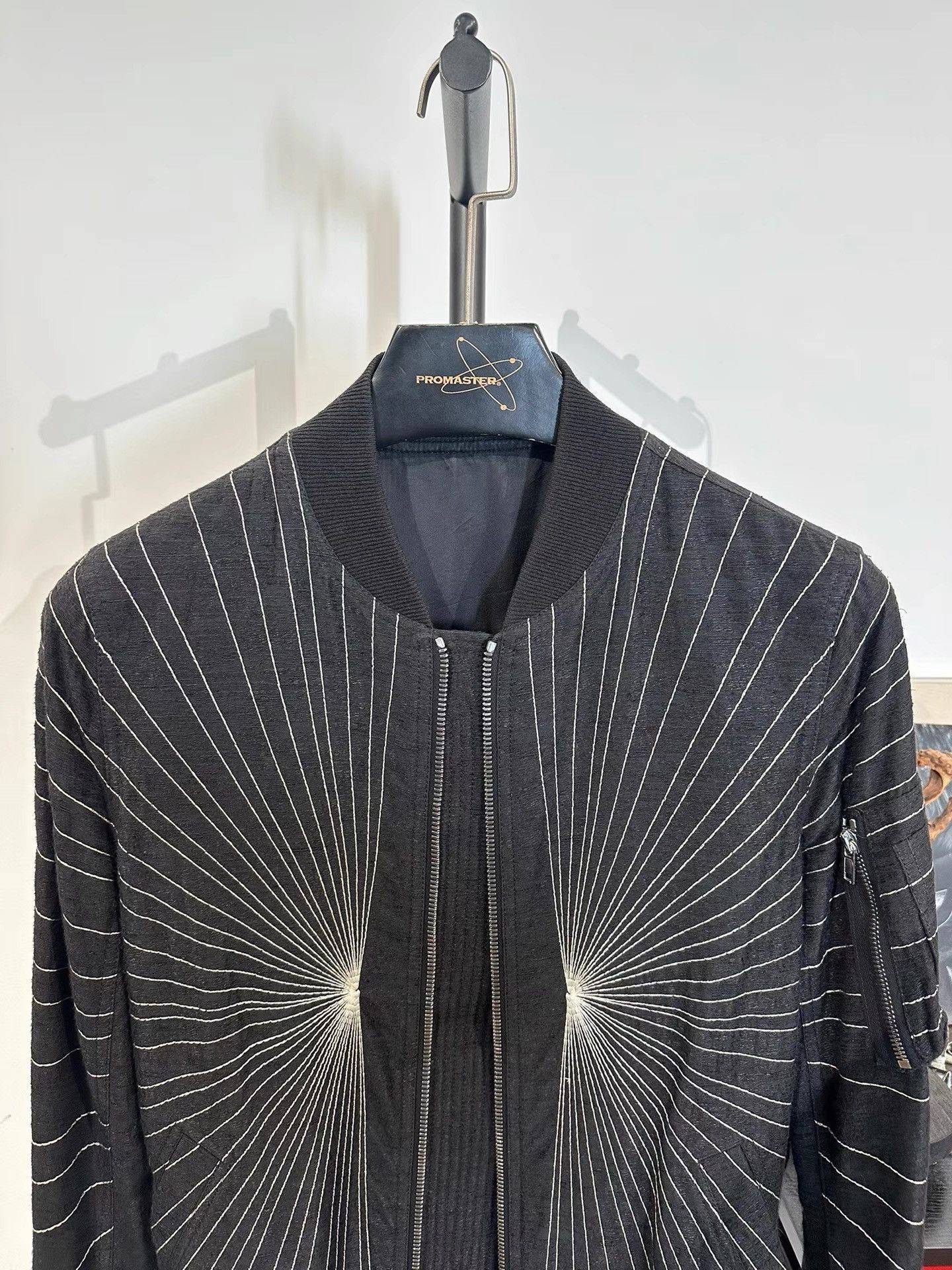 Rick Owens Runway Ma-1 Ray Jacket in Black Size US S / EU 44-46 / 1 - 3 Thumbnail