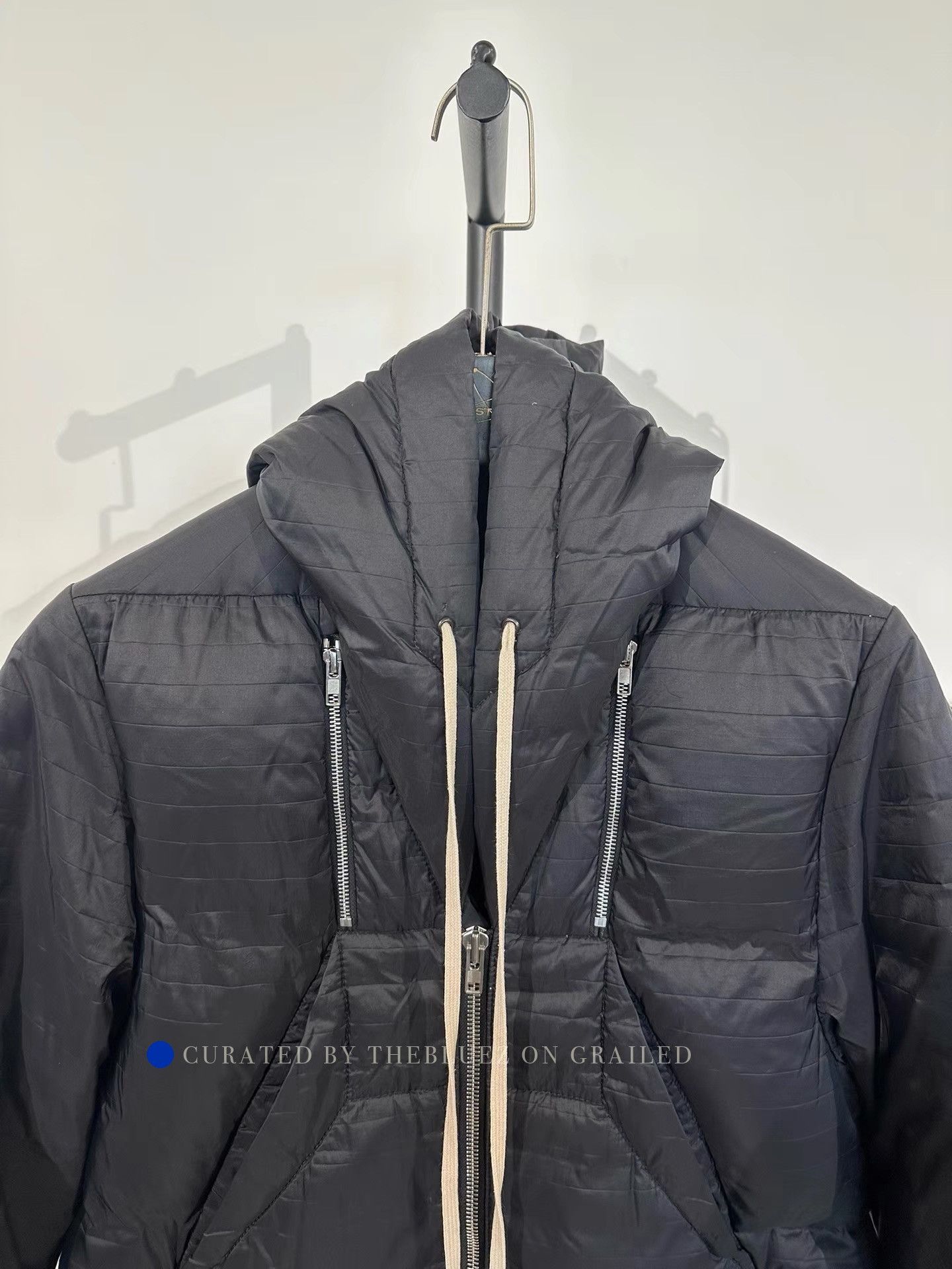 Rick Owens Hooded Mid-length Cotton Coat Size US M / EU 48-50 / 2 - 3 Thumbnail