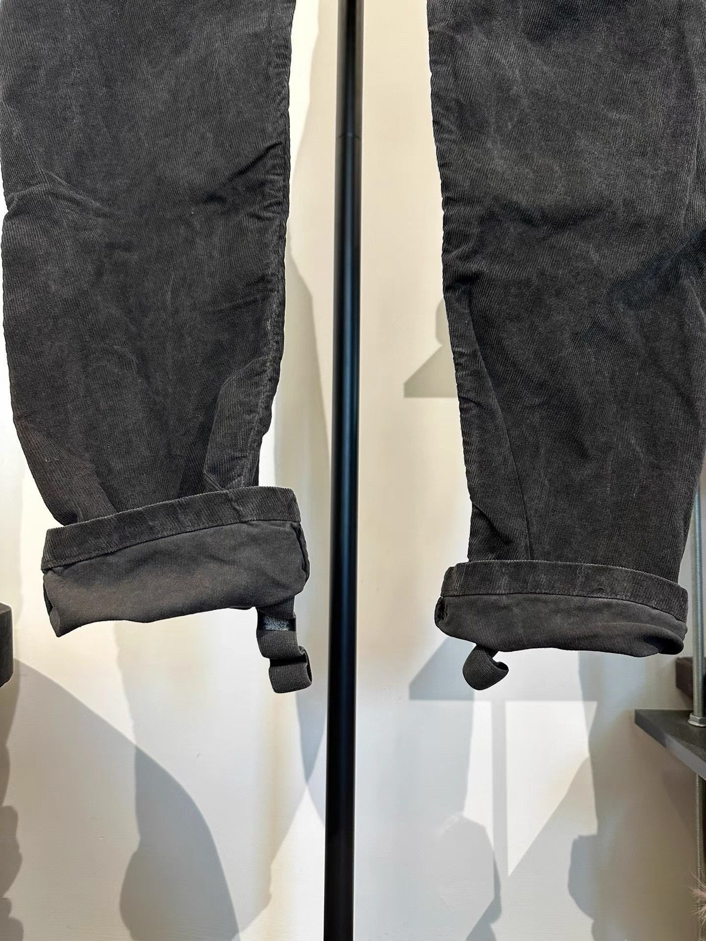 11 By Boris Bidjan Saberi Faded Black Curved Casual Pants Size US 32 / EU 48 - 7 Thumbnail
