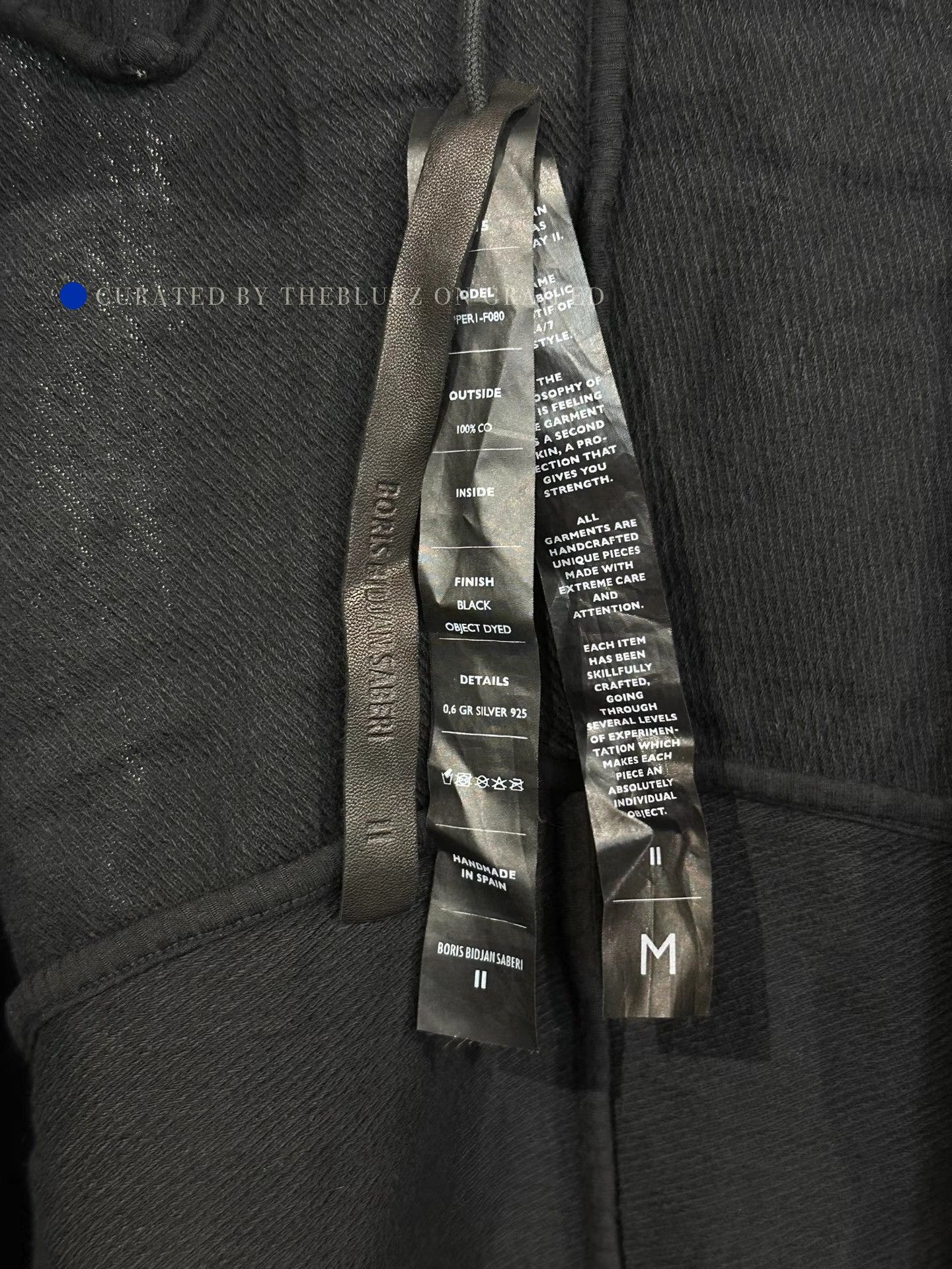 Boris Bidjan Saberi Technical Stand Collar Jacket in Black Size US M / EU 48-50 / 2 - 8 Thumbnail