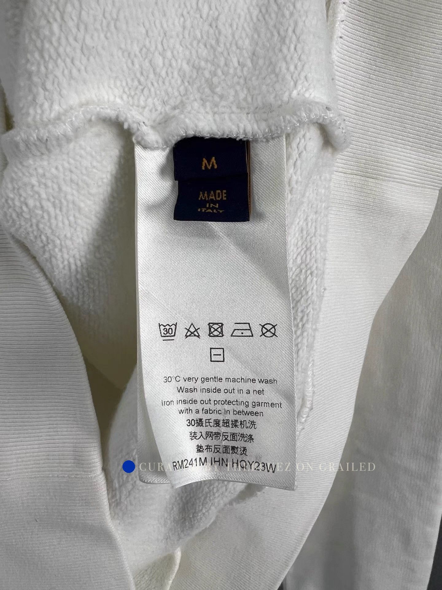 Louis Vuitton LV Letter Printed Long Sleeve Sweatshirt Size US M / EU 48-50 / 2 - 4 Thumbnail