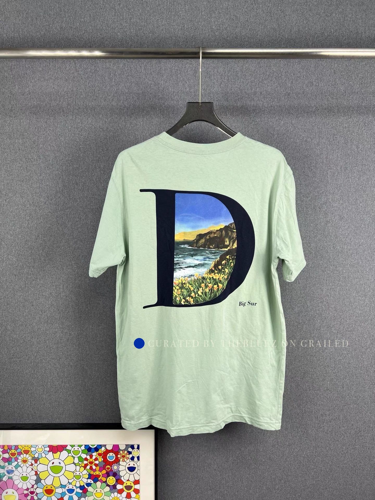 Dior Dior Landscape Embroidered Green Tee Size US M / EU 48-50 / 2 - 2 Thumbnail