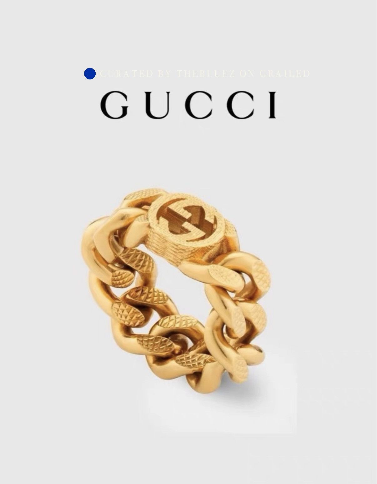 Gucci Elegant Gold Double G Horsebit Ring Size ONE SIZE - 3 Thumbnail