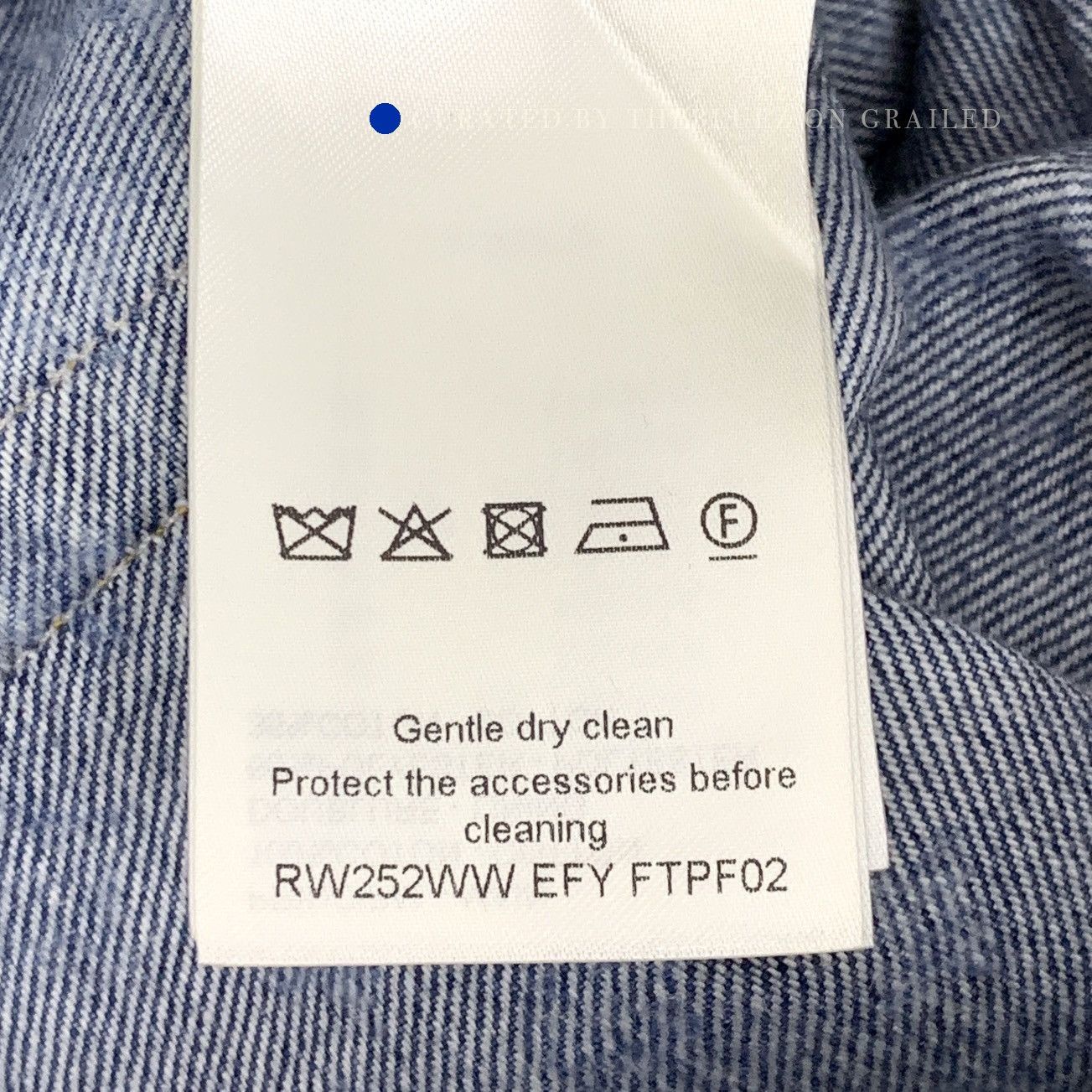Louis Vuitton Monogram Printed Denim Pants in Blue Size US 28 / EU 44 - 6 Thumbnail