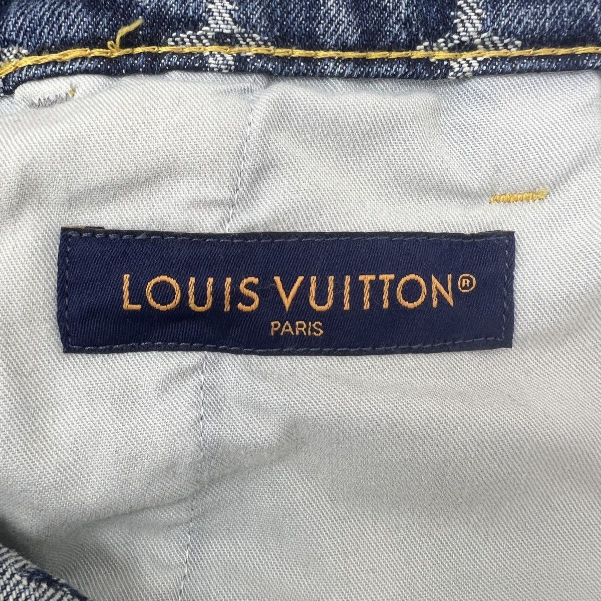 Louis Vuitton Monogram All-over Print Blue Jeans Size US 32 / EU 48 - 6 Thumbnail