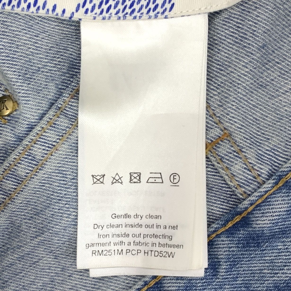 Louis Vuitton Blue Denim Shorts with Leather Patch Size US 32 / EU 48 - 9 Thumbnail