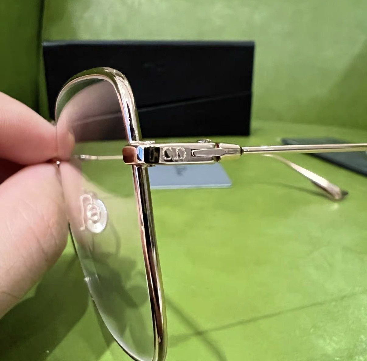 Dior Rose Gold Alloy Optical Eyeglasses Size ONE SIZE - 5 Thumbnail