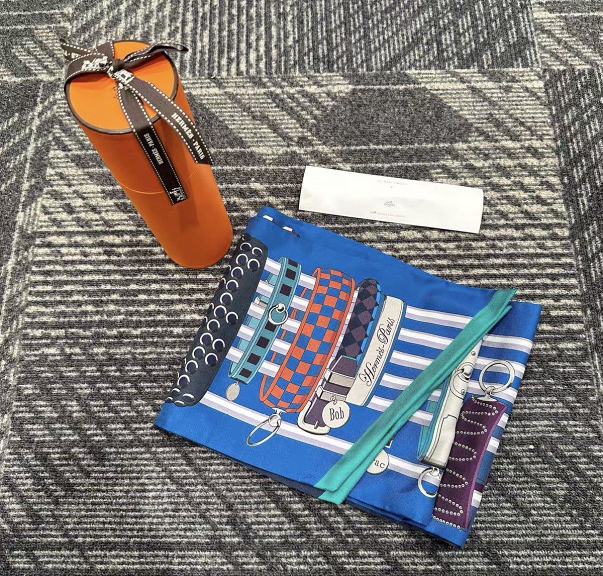 Hermes Vibrant Multi Maxi Twilly Scarf Size ONE SIZE - 7 Thumbnail