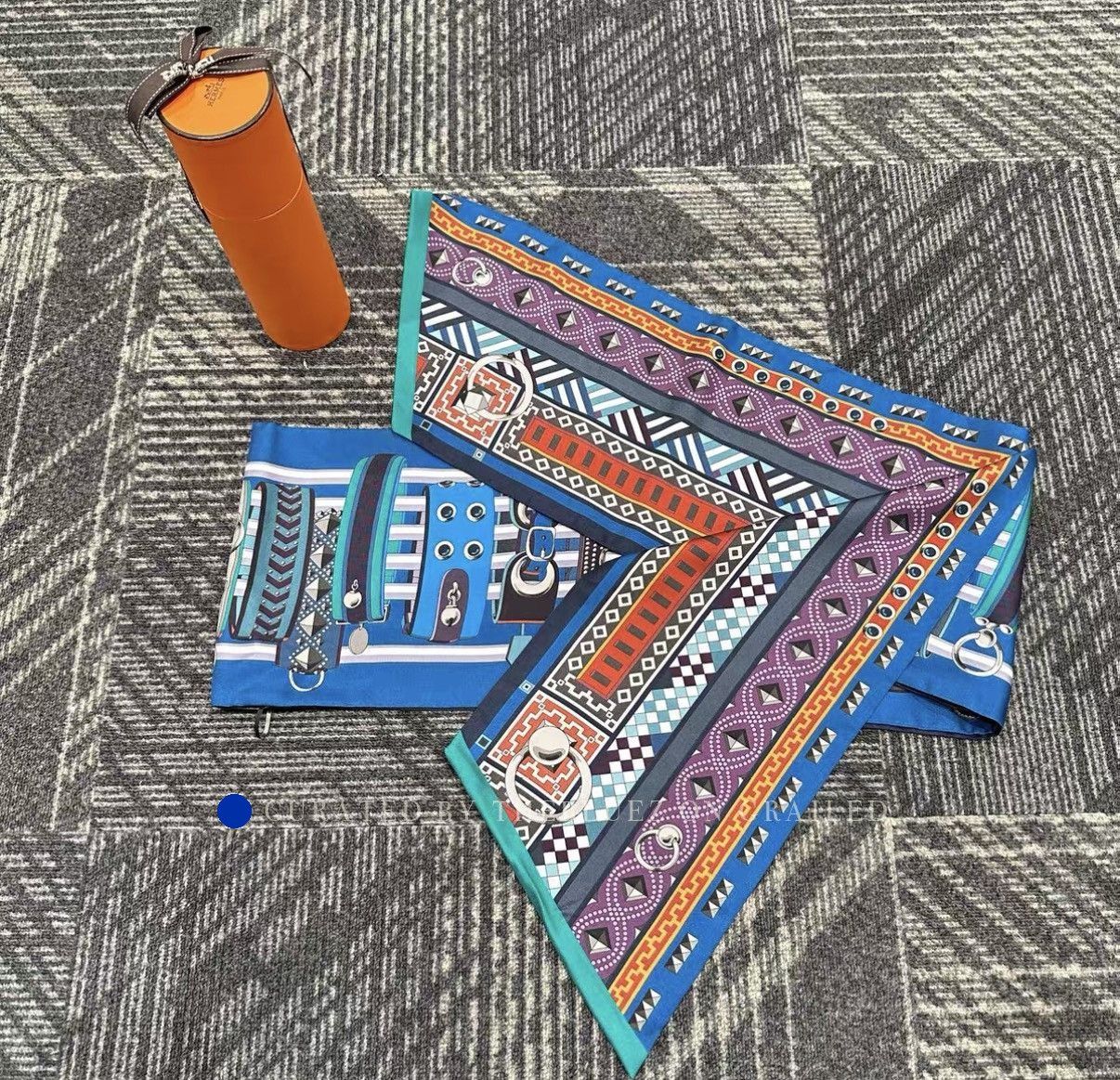 Hermes Vibrant Multi Maxi Twilly Scarf Size ONE SIZE - 6 Thumbnail